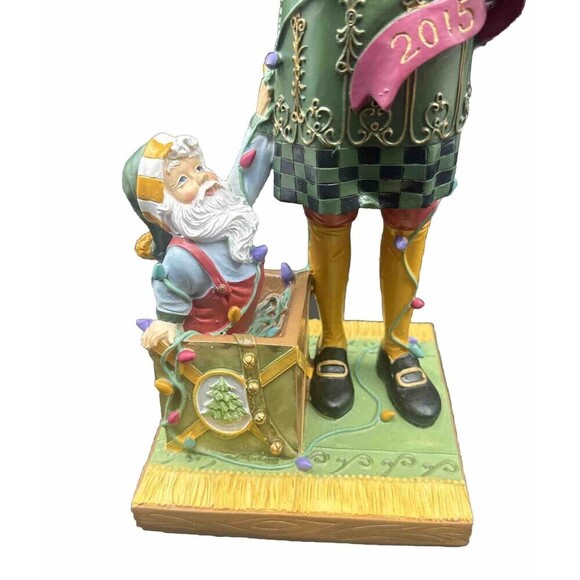 Lenox Santa’s Merry Mix Up Christmas Santa Claus Figurine 2015 LIMITED EDITION - Picture 7 of 8